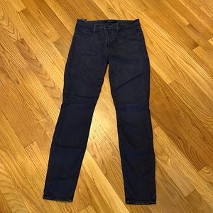 J Brand Super Skinny Navy Jeans